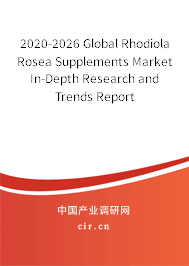 2020-2026 Global Rhodiola Rosea Supplements Market In-Depth Research and Trends Report