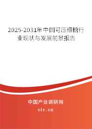 2025-2031年中國可壓縮糖行業(yè)現(xiàn)狀與發(fā)展前景報告 2025-2031年中國可壓縮糖行業(yè)現(xiàn)狀與發(fā)展前景報告