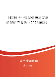 中國鞋行業(yè)現(xiàn)狀分析與發(fā)展前景研究報(bào)告(2025年版) 中國鞋行業(yè)現(xiàn)狀分析與發(fā)展前景研究報(bào)告(2025年版)