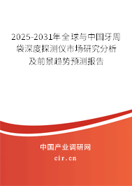 2025-2031年全球與中國牙周袋深度探測儀市場研究分析及前景趨勢(shì)預(yù)測報(bào)告 2025-2031年全球與中國牙周袋深度探測儀市場研究分析及前景趨勢(shì)預(yù)測報(bào)告