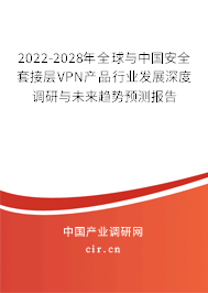 2022-2028年全球與中國安全套接層VPN產(chǎn)品行業(yè)發(fā)展深度調(diào)研與未來趨勢預(yù)測報告