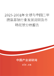 2025-2031年全球與中國二甲酰氨基鈉行業(yè)發(fā)展調(diào)研及市場前景分析報告