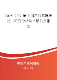 2025-2031年中國乙?；拎盒袠I(yè)研究分析與市場前景報告