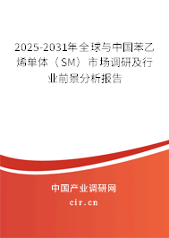 2025-2031年全球與中國苯乙烯單體（SM）市場調(diào)研及行業(yè)前景分析報告