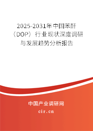 2025-2031年中國苯酐(DOP)行業(yè)現(xiàn)狀深度調(diào)研與發(fā)展趨勢(shì)分析報(bào)告 2025-2031年中國苯酐(DOP)行業(yè)現(xiàn)狀深度調(diào)研與發(fā)展趨勢(shì)分析報(bào)告