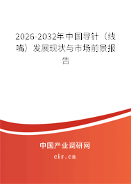 2026-2032年中國(guó)導(dǎo)針（線嘴）發(fā)展現(xiàn)狀與市場(chǎng)前景報(bào)告