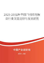 2025-2031年中國飛機碳剎車盤行業(yè)深度調(diào)研與發(fā)展趨勢