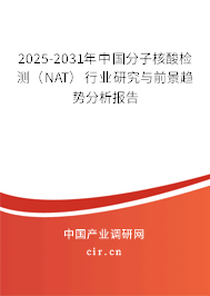 2025-2031年中國分子核酸檢測(cè)(NAT)行業(yè)研究與前景趨勢(shì)分析報(bào)告 2025-2031年中國分子核酸檢測(cè)(NAT)行業(yè)研究與前景趨勢(shì)分析報(bào)告