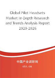 Global Pilot Headsets Market In-Depth Research and Trends Analysis Report 2020-2026