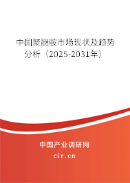 中國聚醚胺市場現(xiàn)狀及趨勢分析(2025-2031年) 中國聚醚胺市場現(xiàn)狀及趨勢分析(2025-2031年)