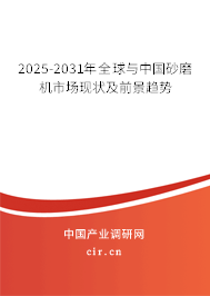 2025-2031年全球與中國砂磨機市場現(xiàn)狀及前景趨勢