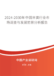 2023-2029年中國豐黃行業(yè)市場(chǎng)調(diào)查與發(fā)展前景分析報(bào)告