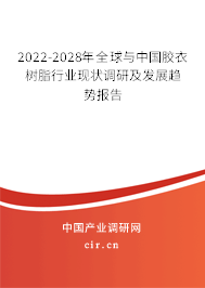 2022-2028年全球與中國膠衣樹脂行業(yè)現狀調研及發(fā)展趨勢報告