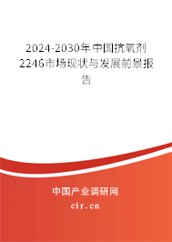 2024-2030年中國抗氧劑2246市場現(xiàn)狀與發(fā)展前景報(bào)告 2024-2030年中國抗氧劑2246市場現(xiàn)狀與發(fā)展前景報(bào)告