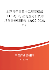 全球與中國叔十二烷基硫醇(TDM)行業(yè)調(diào)查分析及市場前景預測報告(2022-2028年) 全球與中國叔十二烷基硫醇(TDM)行業(yè)調(diào)查分析及市場前景預測報告(2022-2028年)