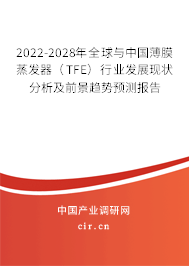 2022-2028年全球與中國(guó)薄膜蒸發(fā)器（TFE）行業(yè)發(fā)展現(xiàn)狀分析及前景趨勢(shì)預(yù)測(cè)報(bào)告