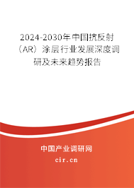 2024-2030年中國(guó)抗反射（AR）涂層行業(yè)發(fā)展深度調(diào)研及未來趨勢(shì)報(bào)告