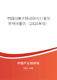 中國(guó)切面市場(chǎng)調(diào)研與行業(yè)前景預(yù)測(cè)報(bào)告（2026年版）