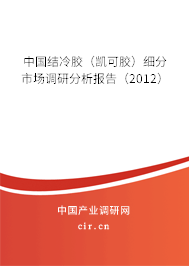 中國結(jié)冷膠（凱可膠）細(xì)分市場調(diào)研分析報告（2012）