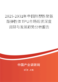 2025-2031年中國熱塑性聚氨酯彈性體TPU市場現(xiàn)狀深度調(diào)研與發(fā)展趨勢分析報(bào)告