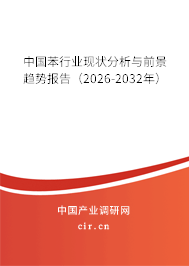 中國(guó)苯行業(yè)現(xiàn)狀分析與前景趨勢(shì)報(bào)告（2026-2032年）
