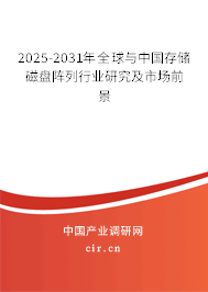 2025-2031年全球與中國存儲磁盤陣列行業(yè)研究及市場前景 2025-2031年全球與中國存儲磁盤陣列行業(yè)研究及市場前景