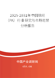 2025-2031年中國(guó)錦綸（PA）行業(yè)研究與市場(chǎng)前景分析報(bào)告
