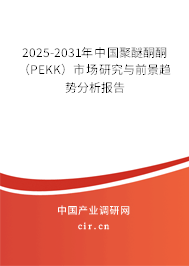 2025-2031年中國聚醚酮酮（PEKK）市場研究與前景趨勢分析報告