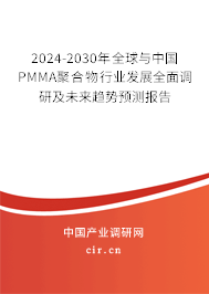 2024-2030年全球與中國PMMA聚合物行業(yè)發(fā)展全面調(diào)研及未來趨勢預測報告 2024-2030年全球與中國PMMA聚合物行業(yè)發(fā)展全面調(diào)研及未來趨勢預測報告