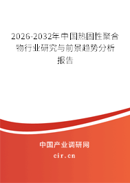 2025-2031年中國(guó)熱固性聚合物行業(yè)研究與前景趨勢(shì)分析報(bào)告