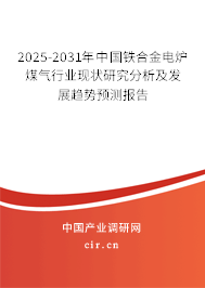 2025-2031年中國鐵合金電爐煤氣行業(yè)現(xiàn)狀研究分析及發(fā)展趨勢預(yù)測報告 2025-2031年中國鐵合金電爐煤氣行業(yè)現(xiàn)狀研究分析及發(fā)展趨勢預(yù)測報告
