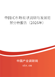 中國IC市場現(xiàn)狀調(diào)研與發(fā)展前景分析報(bào)告（2026年）