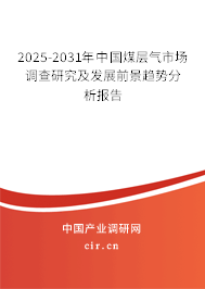 2025-2031年中國煤層氣市場調(diào)查研究及發(fā)展前景趨勢分析報告