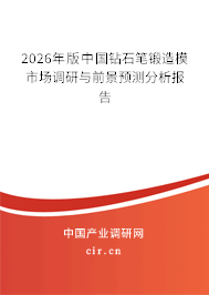 2026年版中國鉆石筆鍛造模市場(chǎng)調(diào)研與前景預(yù)測(cè)分析報(bào)告