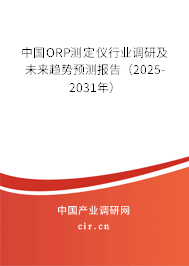 中國ORP測定儀行業(yè)調(diào)研及未來趨勢預(yù)測報告（2025-2031年）