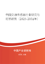中國交通傳感器行業(yè)研究與前景趨勢(2025-2031年) 中國交通傳感器行業(yè)研究與前景趨勢(2025-2031年)
