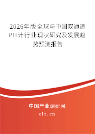 2026年版全球與中國雙通道PH計行業(yè)現(xiàn)狀研究及發(fā)展趨勢預測報告
