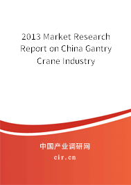 2013 Market Research Report on China Gantry Crane Industry