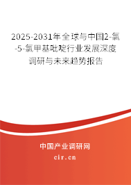 2025-2031年全球與中國(guó)2-氯-5-氯甲基吡啶行業(yè)發(fā)展深度調(diào)研與未來(lái)趨勢(shì)報(bào)告 2025-2031年全球與中國(guó)2-氯-5-氯甲基吡啶行業(yè)發(fā)展深度調(diào)研與未來(lái)趨勢(shì)報(bào)告