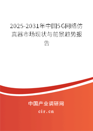 2025-2031年中國(guó)5G網(wǎng)絡(luò)仿真器市場(chǎng)現(xiàn)狀與前景趨勢(shì)報(bào)告