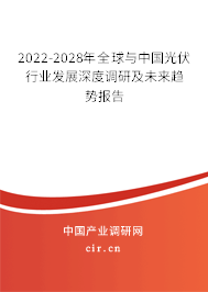 2022-2028年全球與中國光伏行業(yè)發(fā)展深度調(diào)研及未來趨勢報(bào)告