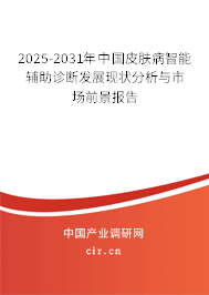 2025-2031年中國皮膚病智能輔助診斷發(fā)展現(xiàn)狀分析與市場前景報告