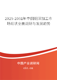 2025-2031年中國銅深加工市場現(xiàn)狀全面調研與發(fā)展趨勢 2025-2031年中國銅深加工市場現(xiàn)狀全面調研與發(fā)展趨勢