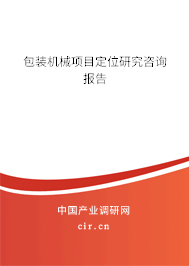 包裝機(jī)械項(xiàng)目定位研究咨詢報(bào)告