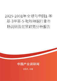2025-2031年全球與中國(guó)1-苯基-3甲基-5-吡唑啉酮行業(yè)市場(chǎng)調(diào)研及前景趨勢(shì)分析報(bào)告 2025-2031年全球與中國(guó)1-苯基-3甲基-5-吡唑啉酮行業(yè)市場(chǎng)調(diào)研及前景趨勢(shì)分析報(bào)告