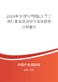2026年全球與中國1,3-丁二烯行業(yè)發(fā)展調(diào)研與發(fā)展趨勢分析報(bào)告