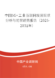 中國5G+工業(yè)互聯(lián)網(wǎng)發(fā)展現(xiàn)狀分析與前景趨勢報(bào)告(2025-2031年) 中國5G+工業(yè)互聯(lián)網(wǎng)發(fā)展現(xiàn)狀分析與前景趨勢報(bào)告(2025-2031年)