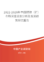 2022-2028年中國鉻鐵（礦）市場深度調(diào)查分析及發(fā)展趨勢研究報告