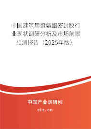 中國(guó)建筑用聚氨酯密封膠行業(yè)現(xiàn)狀調(diào)研分析及市場(chǎng)前景預(yù)測(cè)報(bào)告（2025年版）