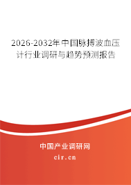 2026-2032年中國脈搏波血壓計(jì)行業(yè)調(diào)研與趨勢預(yù)測報(bào)告